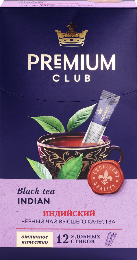 Чай черный PREMIUM CLUB, 12шт