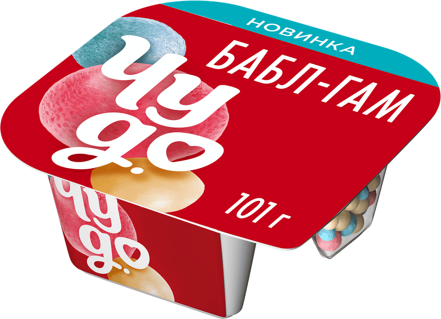 Йогурт ЧУДО Бабл-Гам 4% без змж
