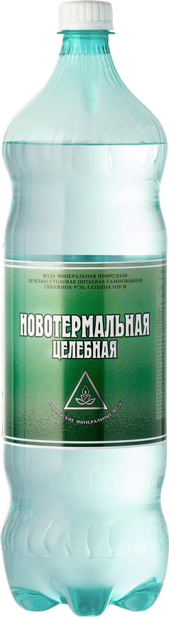 Вода минеральная НОВОТЕРМАЛЬНАЯ ЦЕЛЕБ Природная питьевая лечебно-столовая газ. ПЭТ