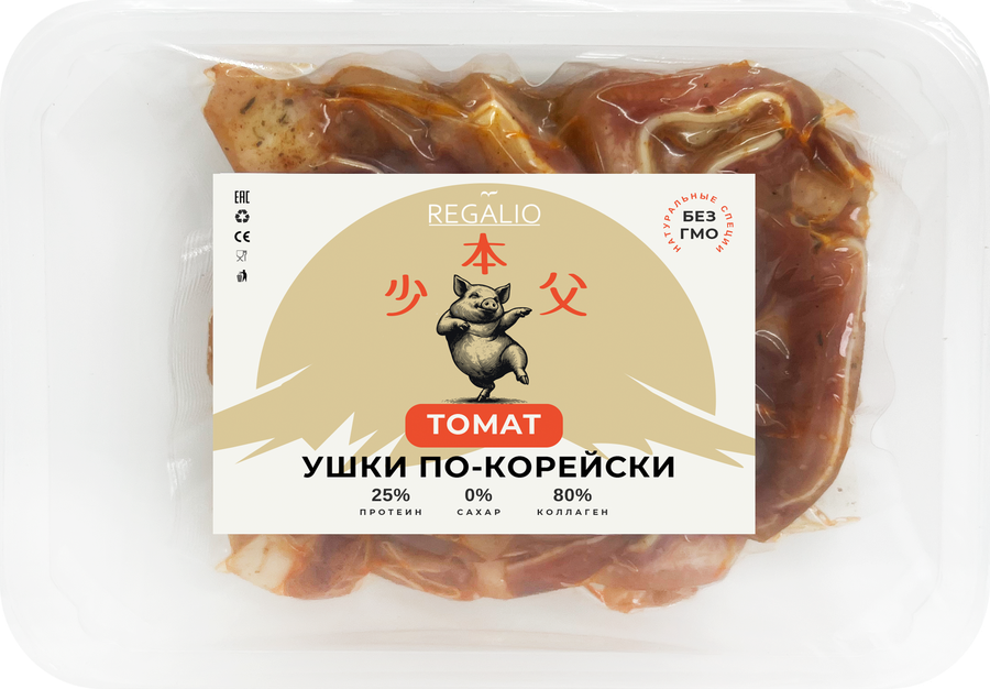 Уши свиные REGALIO по-Корейски томат