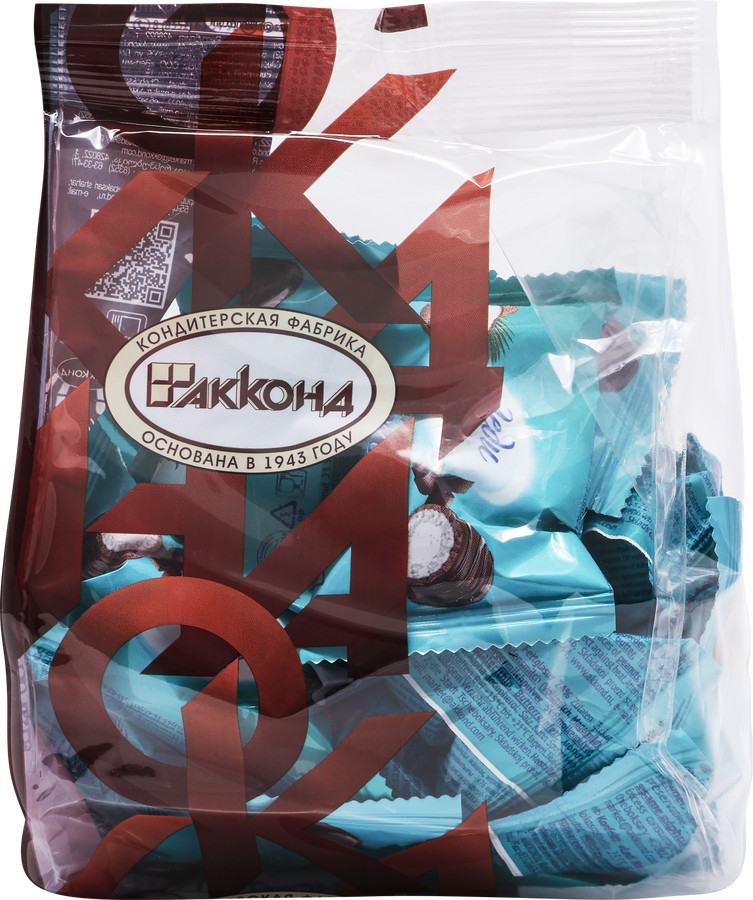 Конфеты АККОНД Леди Ночь, с курагой, 500г