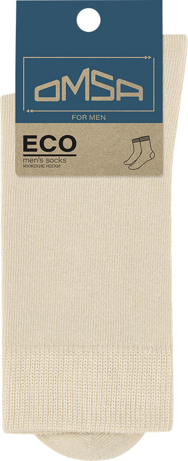 Носки мужские OMSA размеры в ассортименте, latte, Арт. Eco 401