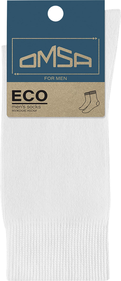 Носки мужские OMSA размеры в ассортименте, bianco, Арт. Eco 403