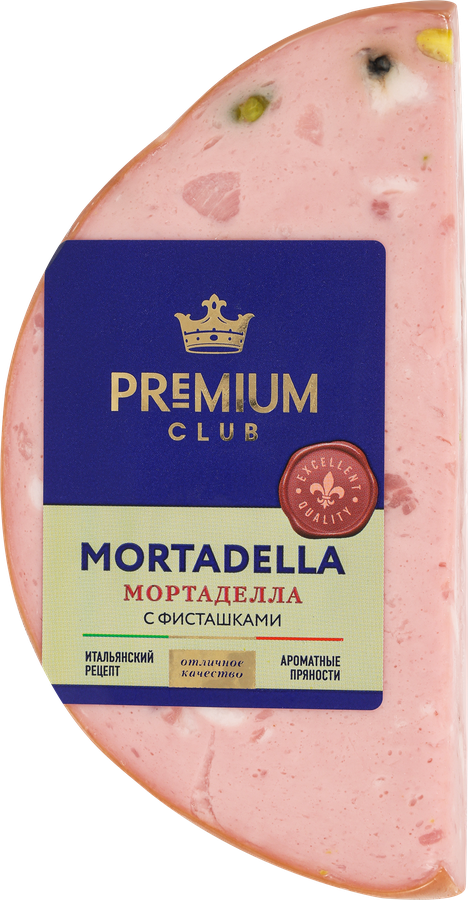 Колбаса PREMIUM CLUB Мортаделла с фисташками