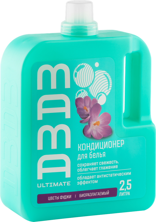 Кондиционер для белья MAMA ULTIMATE Цветы Фуджи антистатический, 2,5л, предпросмотр