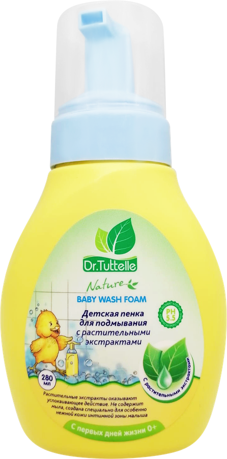 Пенка для подмывания DR.TUTTELLE с растительными экстрактами, 280мл