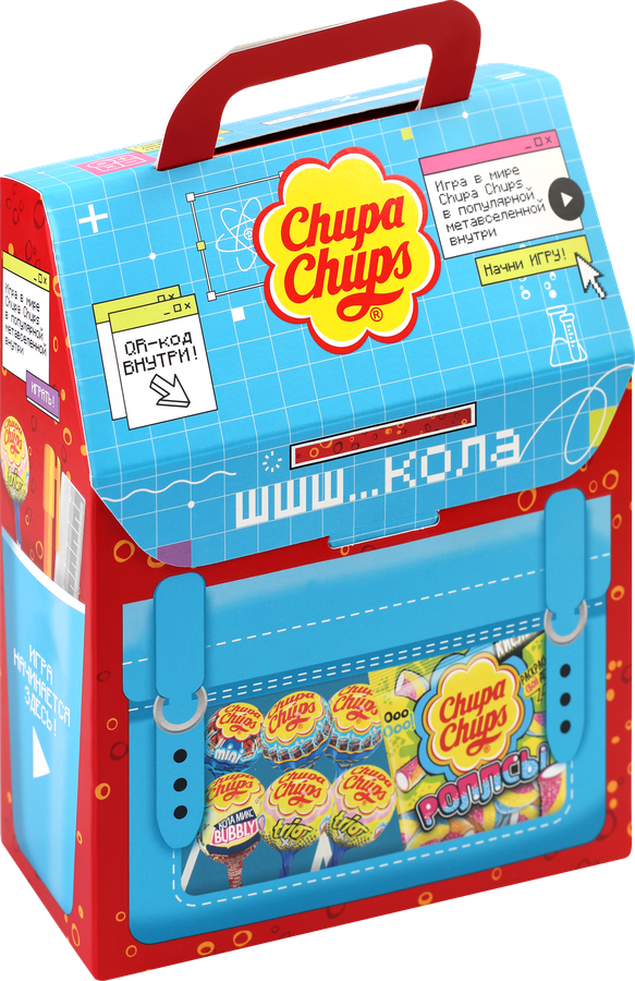 Набор кондитерских изделий CHUPA CHUPS Сладкий рюкзачок, 175г, превью