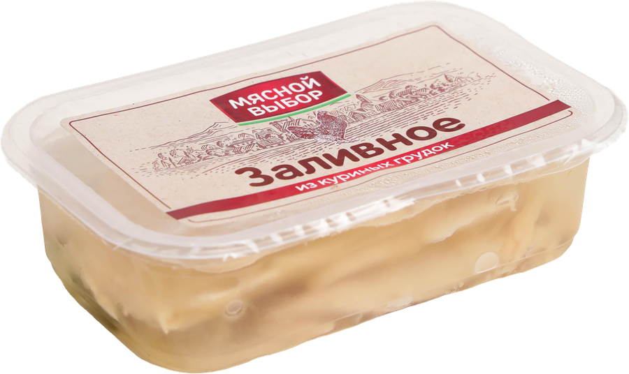 Заливное МЯСНОЙ ВЫБОР из куриных грудок, 250г, превью