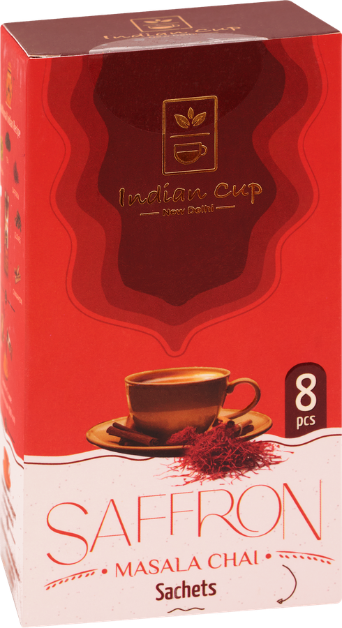 Чай растворимый INDIAN CUP Шафран Масала, 8пак, превью