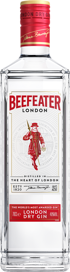 Джин BEEFEATER London Dry 40–47%, 0.7л