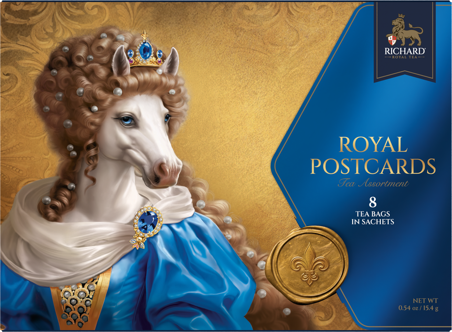 Набор чая RICHARD Royal Postcards Tea ассорти, 8пак, предпросмотр