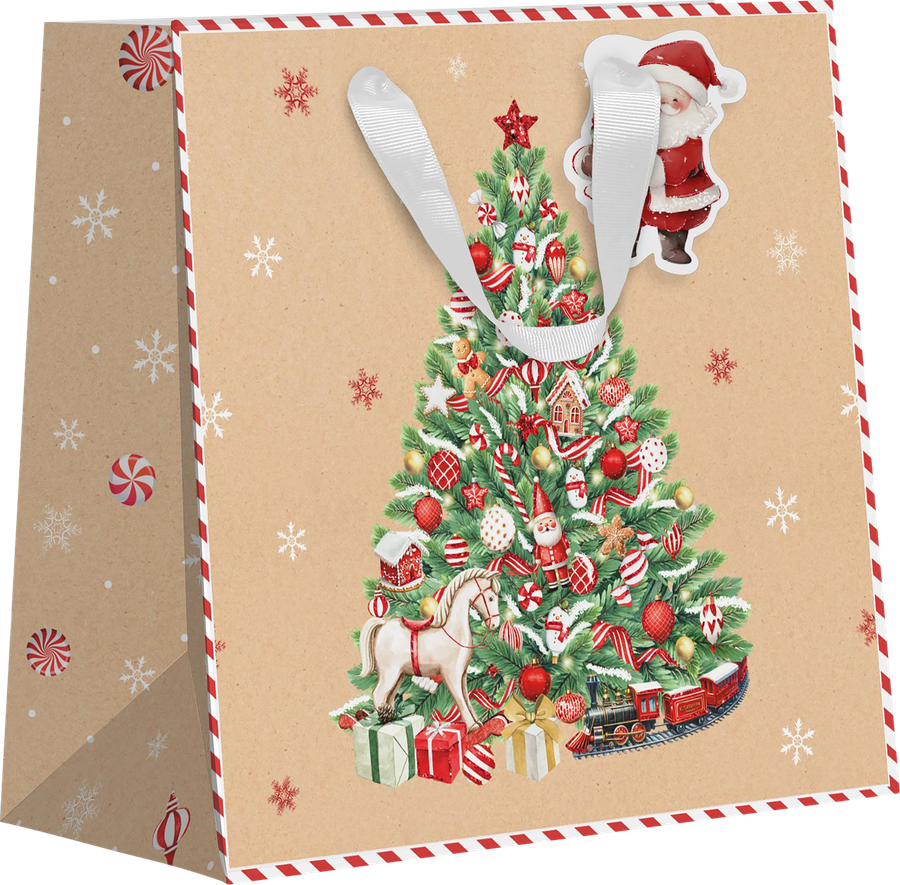 Пакет подарочный CITY HOME TRADE Christmas Kraft 40х48х18см, предпросмотр