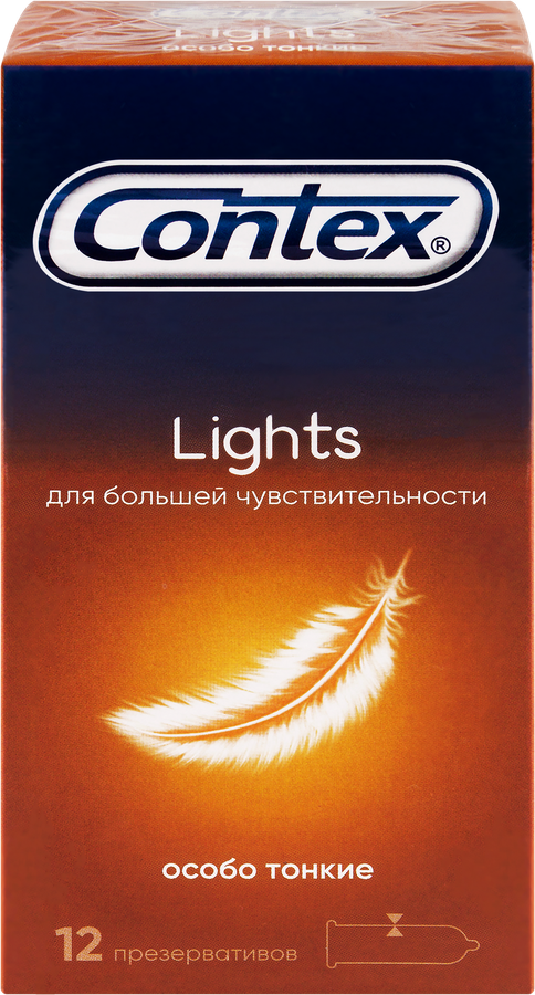 Презервативы CONTEX Lights, 12шт