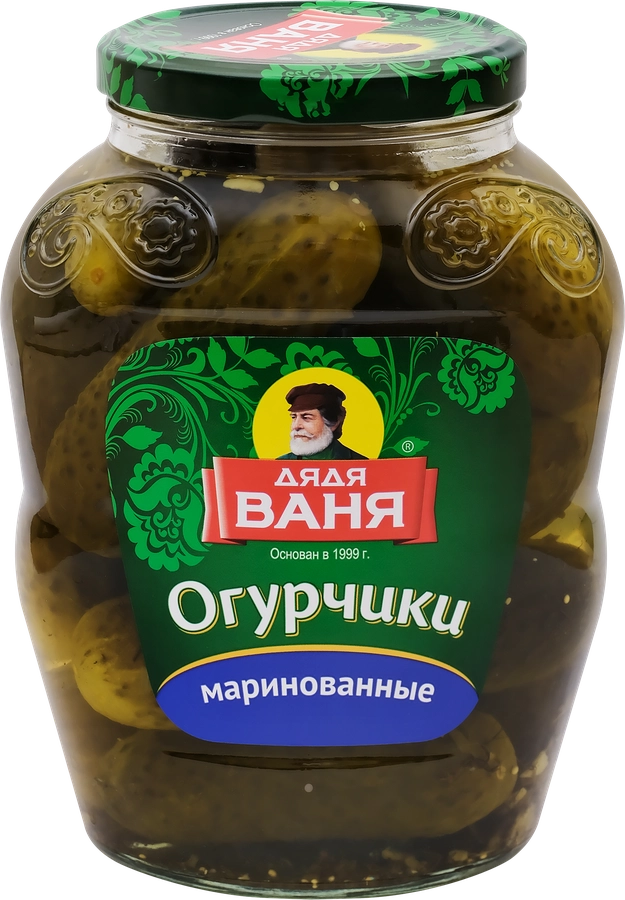 Огурцы маринованные ДЯДЯ ВАНЯ, 1800г