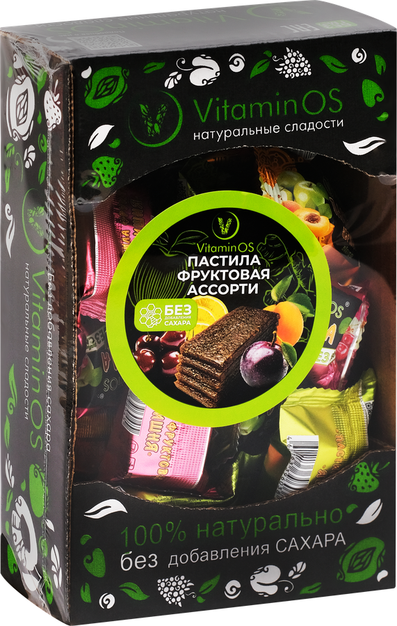 Пастила фруктовая VITAMINOS Ассорти, 400г, превью