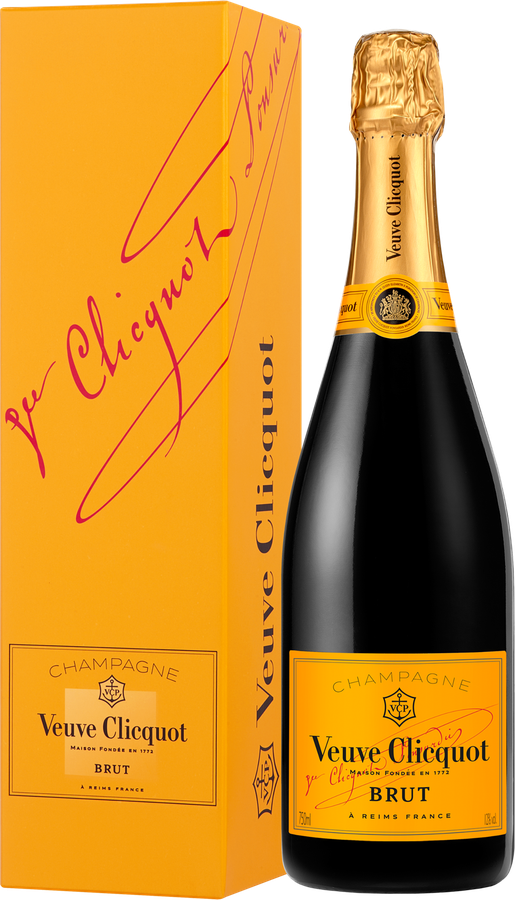 Вино игристое VEUVE CLICQUOT Понсардин выдержанное белое брют, 0.75л