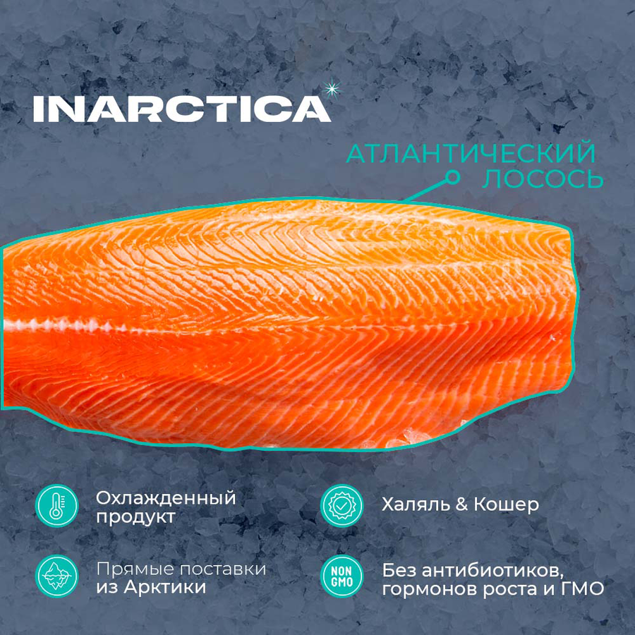 Лосось ЛЕНТА FRESH с головой 3–8кг, весовой, предпросмотр