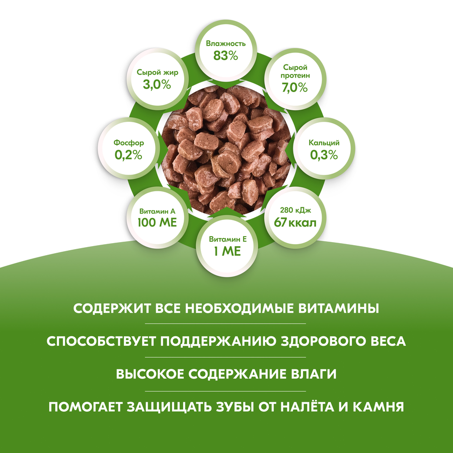 Корм консервированный для кошек KISSA с кроликом в желе, 75г, предпросмотр