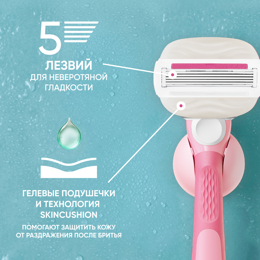 Кассеты сменные для бритья GILLETTE Venus Miami, 2шт, предпросмотр