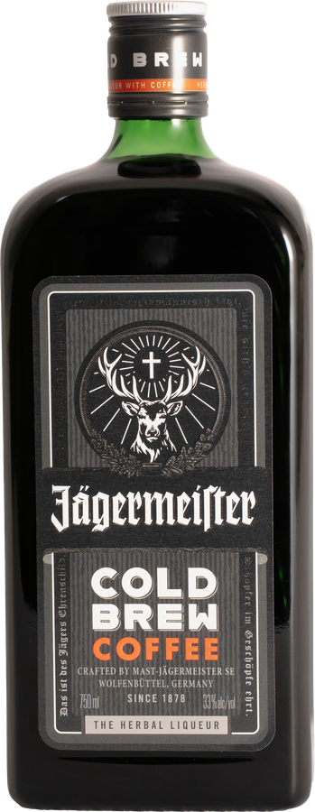 ЛикерJAGERMEISTERКолдБрюКофе33%,десертный,0.75л