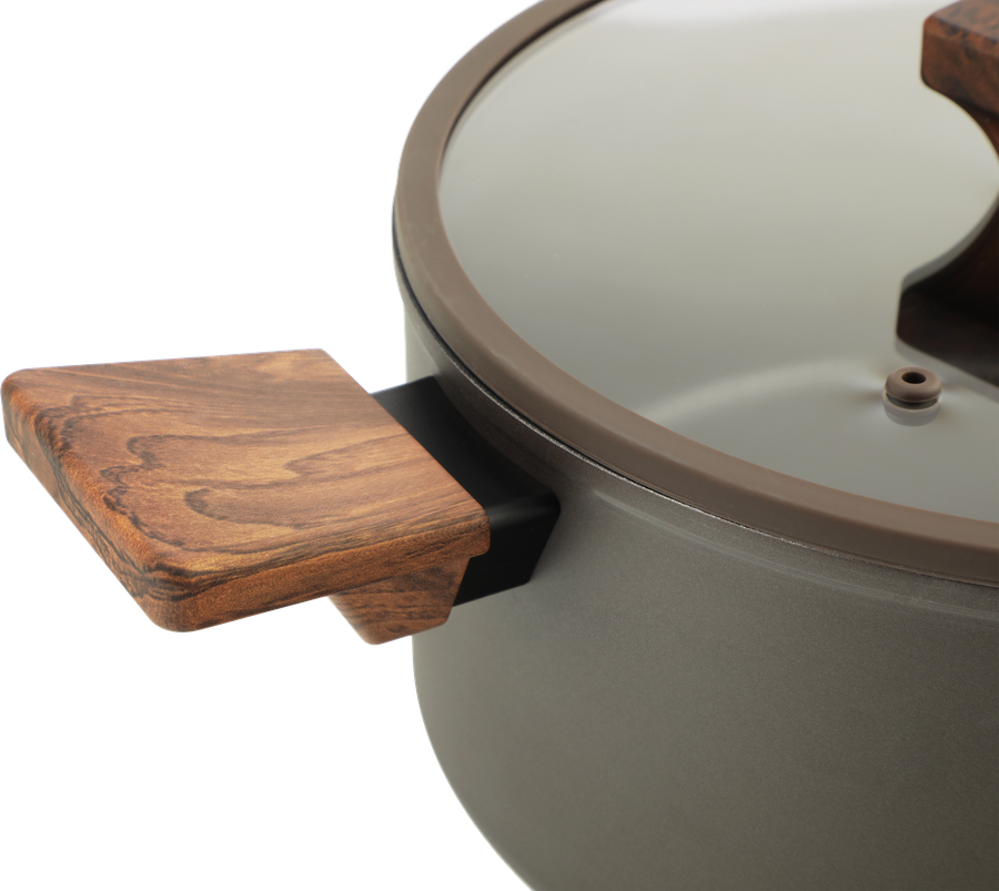 Кастрюля POLARIS коричневая, 24см, Арт. Megapolis-24C, предпросмотр