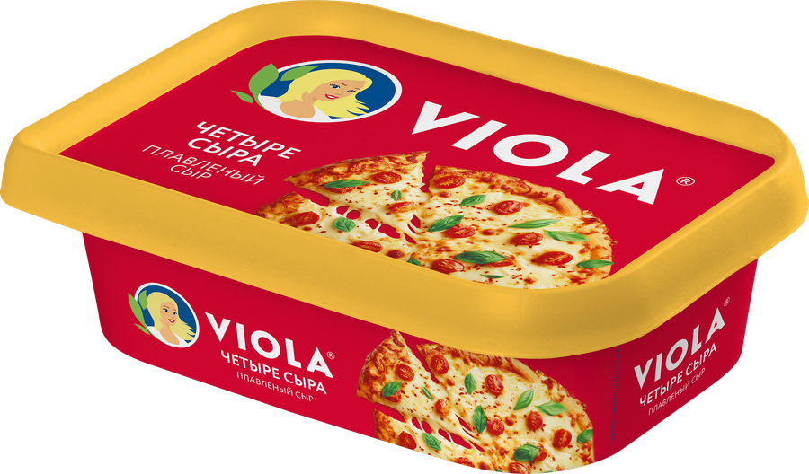 Сыр плавленый VIOLA Четыре сыра 35%, без змж, 190г, предпросмотр