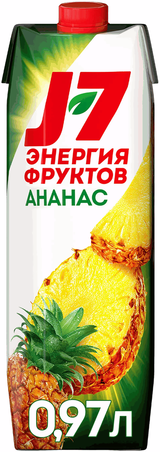 Нектар J7 Ананас с мякотью, 0.97л
