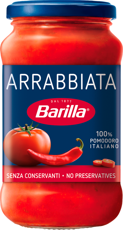 Соус томатный BARILLA Arrabbiata, с перцем чили, 400г